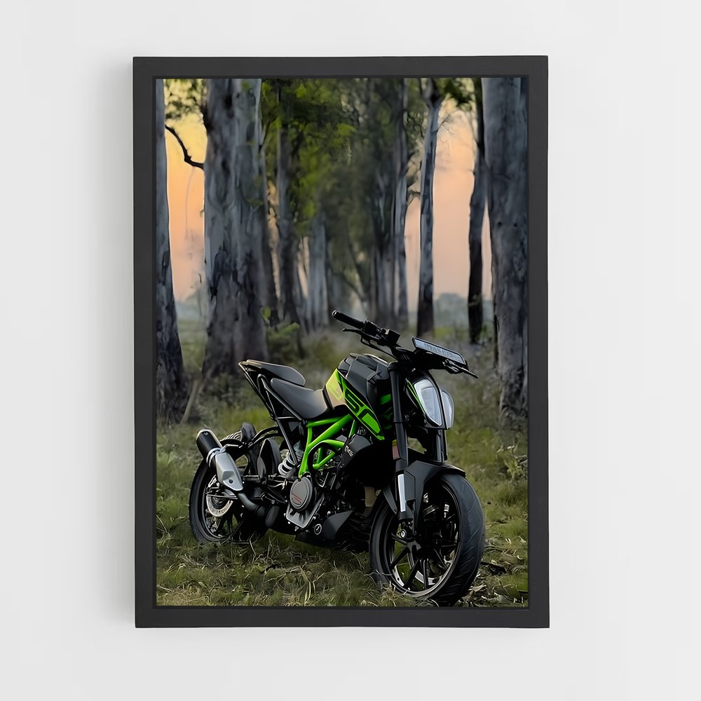 Poster L'Aventure Verte – affiche KTM Moto (vue 2)